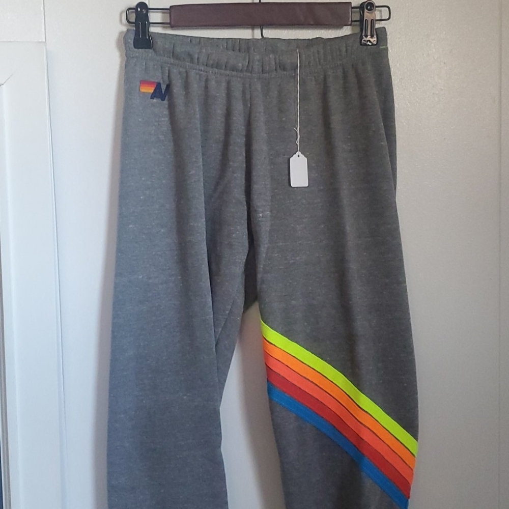 Aviator Nation Womens Chevron Stitch Sweatpant